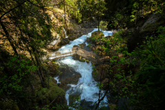 Blick vom oberen Gollinger Wasserfall