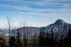 Ausblick auf den Traunstein und Traunsee Ausblick auf den Traunstein und Traunsee
